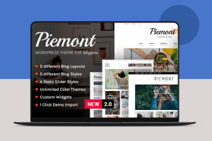 Piemont – WordPress高级旅行和生活方式响应式博客主题