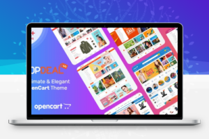 TopDeal – 具有移动特定布局的多供应商响应式OpenCart3和2.3商城主题