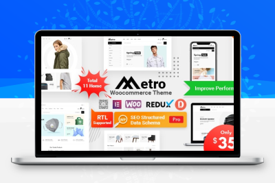 Metro – 极简清爽的WordPress电子商务主题