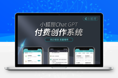 小狐狸CHATGPT智能问答AI创作付费体验系统PHP源码