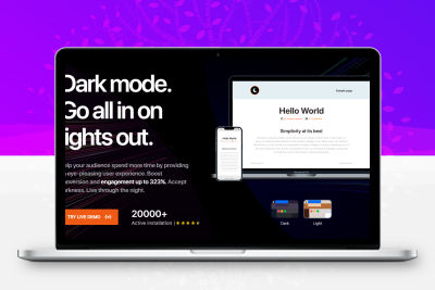 WP Dark Mode Pro – WordPress暗黑模式高级版