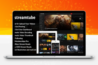 StreamTube – WordPress视频直播媒体主题