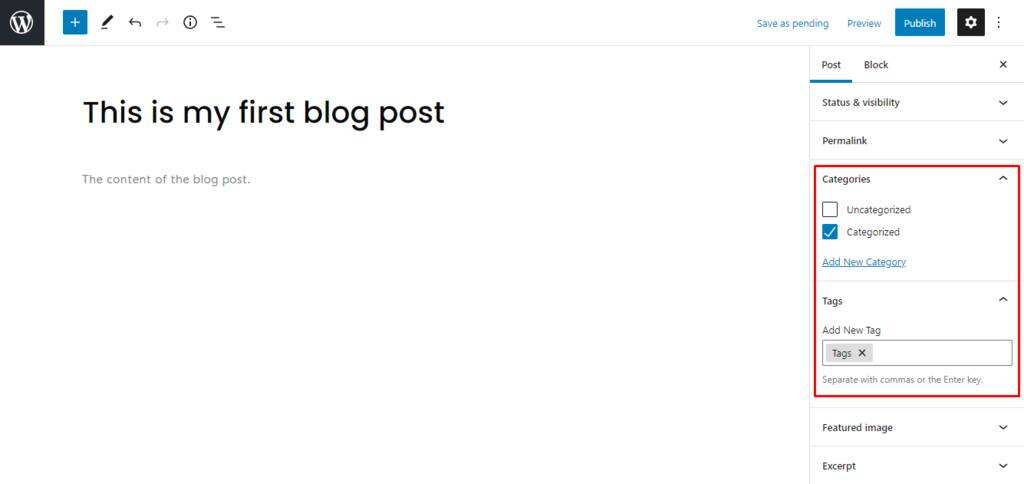 WordPress文章发布、编辑管理教程插图12