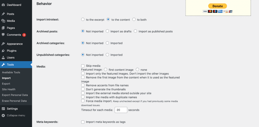 如何从Joomla迁移到WordPress插图20