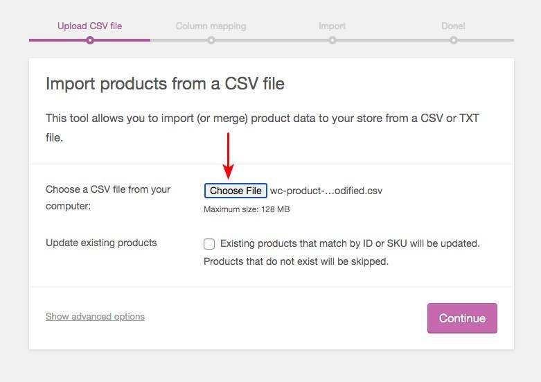 如何导出或者导入WooCommerce产品插图27