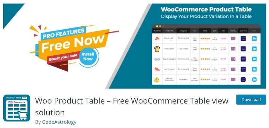 使用插件轻松创建WooCommerce产品表插图7