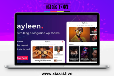 Kayleen – WordPress时尚美观的新闻博客杂志主题