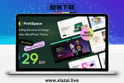 PrintSpace – 在线打印服务与设计WooCommerce WordPress主题
